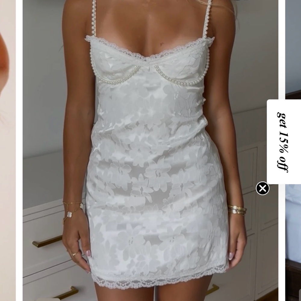 Nicolette Bridal Floral Jacquard Dress